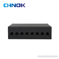 Panel Patch Tembaga Cat8 Hitam 19" 1U STP 24/48 Port dengan Pemasangan Rak dan Terminasi Punch Down Sesuai Standar ANSI/TIA/EIA