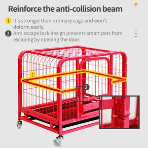 Tianbaotaobui — chenil pliable de haute qualité, transport pliable en métal, <span class=keywords><strong>XXL</strong></span> pour animaux de compagnie, grandes cages, vente en gros - Product Image 2