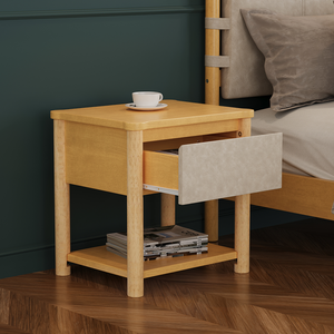 Modern Queen <b>Bed</b> <b>Frame</b> Set with 2 Nightstands Beige <b>Platform</b> <b>Bed</b> Headboard Convertible Adjustable Height Hotel Bedroom Furniture - Product Image 3