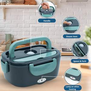 Vente en gros d'accessoires de cuisine : Boîte à lunch chauffante portable en acier inoxydable Bneto avec sac de transport, pour maison intelligente - Product Image 6