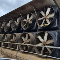 Moteur PMSM Grand Couple Lame En Aluminium Grand Volume D'air Ventilateur D'échappement À Haute Efficacité