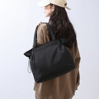Tas Belanja Wanita Bergaya Jepang, Tahan Air, Berbahan Nilon, Lapisan Poliester, Model Terbuka, Kasual, Musim Semi/Panas, Tas Selempang, Stylish