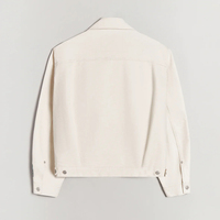 Veste de travail décontractée YIMAI pour hommes, coupe ample, en toile de coton, avec poches plaquées classiques et boutons, style camionneur