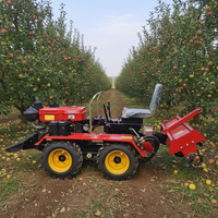 Tracteur miniature 4x4 de petite taille à haute efficacité de 25 CV avec fonctions multiples