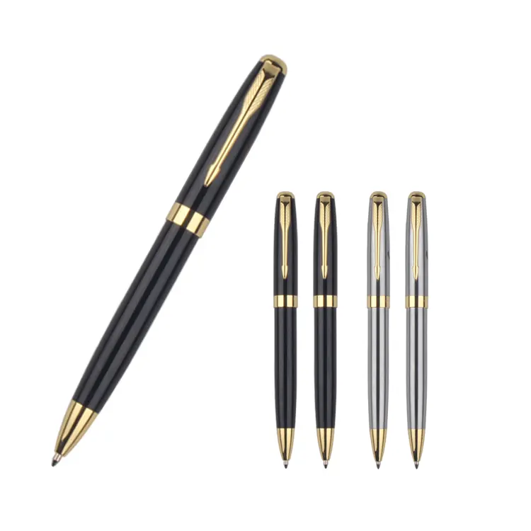 Caneta Parker De Metal De Gravação De Luxo Com Elegante Personalizado Logotipo Personalizado Tinta Presente E Fornecedor Caneta Esferográfica Ball Point