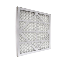 Filtre purificateur d'air plissé en panneau de fibres synthétiques Cardnoard pour ventilation, certifié CE, pour salles blanches et laboratoires, jinbaili, garantie 1 an