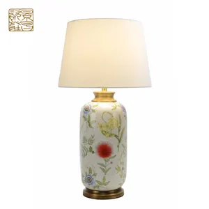 Оптовая продажа, популярная Керамическая Настольная лампа в стиле ретро, настольная лампа для чтения, настольная лампа настольного типа на продажу