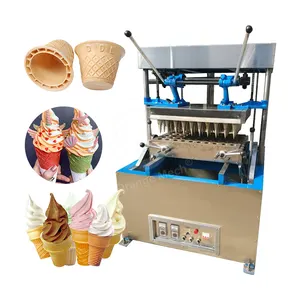 Orme Pizza formando venda quente rolo de cone de sorvete industrial fazer máquina equipamento waffle para o comércio