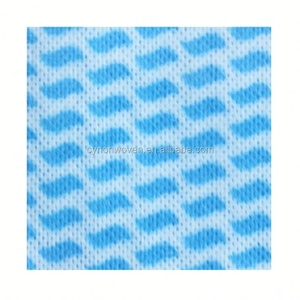 Lingettes de nettoyage de cuisine écologiques en tissu non tissé imprimé motif feuilles, rouleau <span class=keywords><strong>jumbo</strong></span> 22 mailles - Product Image 2
