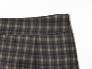 Mini-<span class=keywords><strong>jupe</strong></span> décontractée à la mode pour femmes, avec fermeture éclair, imprimé à <span class=keywords><strong>carreaux</strong></span>, bas en dentelle, couleur grise - Product Image 6