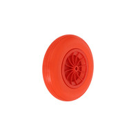 Roues en mousse de caoutchouc PU de haute qualité, universelles, avec noyau en acier, anti-usure, roulement silencieux pour chariot à bagages, chariot à main, poussette