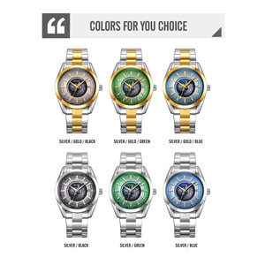 Montre automatique de luxe pour homme, ODM/OEM, logo personnalisé, étanche 30M, bracelet en acier inoxydable, cadran analogique, montre-bracelet pour affaires, vente en gros - Product Image 5