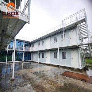 บ้านคอนเทนเนอร์สำเร็จรูปแบบถอดประกอบได้ 2 ชั้น รุ่น Cbox สำหรับสำนักงานหรือที่พักคนงานก่อสร้าง - Product Image 3