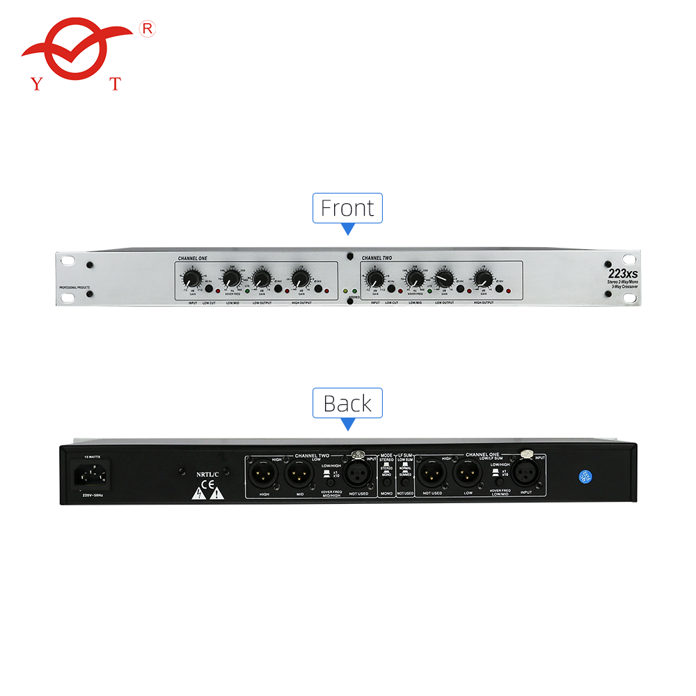 dbx 223xs crossover チャンネルデバイダー　チャンデバ dbx 223XS Crossover | FrontEndAudio.com