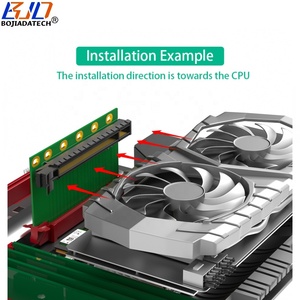 Toptan ters <span class=keywords><strong>PCI</strong></span> Express <span class=keywords><strong>PCI</strong></span>-E 3.0 16X için X16 adaptör yükseltici kart 2U sunucu kılıfı-kurulum yönü doğru <span class=keywords><strong>CPU</strong></span> - Product Image 5