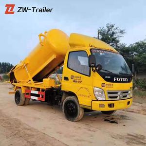 中古4x2ミニ真空下水吸引タンカー便吸引トラック - Product Image 3