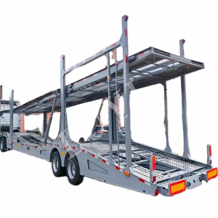 2 axle and 3 axle double deck car carrier trailer truck car de transport cargo semi-trailer trailer for sale