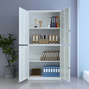 Armoires de classement de <span class=keywords><strong>bureau</strong></span> durables, armoire de classement en métal, armoire de rangement en acier, armoire de classement en fer à 4 niveaux avec serrure à clé - Product Image 2