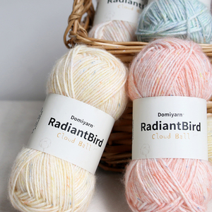 Domi Bán Chạy Nhất Đầy Màu Sắc 50G Pha Trộn Cho Khăn Còng Chăn Bông Acrylic Sợi - Product Image 5