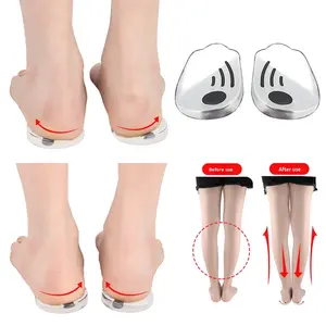Semelles de correction magnétiques pour les orthèses de supination et de surpronation Inserts médiaux et latéraux de talon pour l'alignement des pieds - Product Image 3
