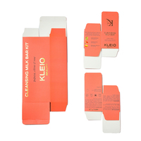 Luxe Deluxe Two Tuck End Box Foundation Cosmetic Skin Care Cream Set Boîte d'emballage pour rouge à lèvres Lipgloss Skincare