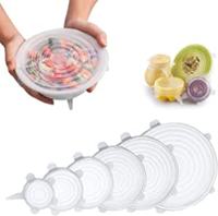 Gadgets de cuisine Couvercles extensibles en silicone Lot de 6 couvercles extensibles en silicone Couvercle universel en silicone