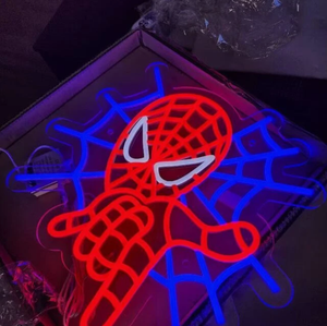 Letrero de neón LED de <span class=keywords><strong>Spiderman</strong></span> personalizado, regalo de cumpleaños para niños, arte de pared de neón para dormitorio de casa - Product Image 5