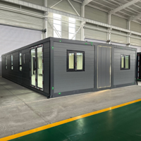 Maison modulaire préfabriquée, maison conteneur, modèle de maison avec cuisine et salle de bain modernes