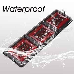 2 Piezas de Luces Traseras LED Dinámicas de 24V para Auto y Camión, Luz de Freno Trasera, Luz Estroboscópica Intermitente para Caravana, Remolque, Barco, Camión - Product Image 4