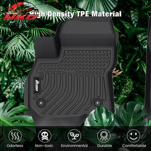 Tapis de sol pour voiture Chevrolet Bolt EV 2017-2023, 1ère et 2ème rangée, tapis de protection robustes en TPE, moulés en 3D, imperméables - Product Image 2