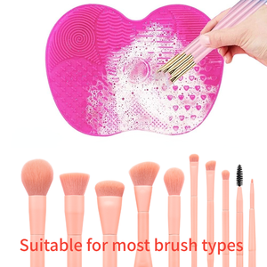 Tampon de nettoyage pour brosses de maquillage en Silicone, 1 pièce, accessoire à main pour récurer le fond de teint, Gel - Product Image 3