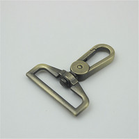 25/32 / 38mm tali sabuk tas logam gesper Carabiner kait jepret gesper kerah anjing gesper DIY aksesori Kerajinan Kulit