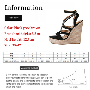 Sandalias Elegantes de Mujer 2025 con Pedrería, Diseño de Boca de Pez, Trenzadas, con Plataforma, Antideslizantes y Transpirables para Verano y Otoño - Product Image 6