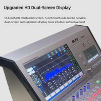 Consola de Audio Profesional Digital de 20 Canales ME20/24/32, Pantalla Táctil Dual, Faders Motorizados, AEC DJ Stage Metal