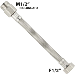 Manguera Flexible de Acero Inoxidable MF 1/2X1/2 Extendida-50 cm Accesorios de Conector - Product Image 2