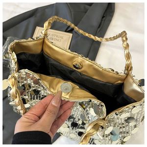 Bolso de Hombro Brillante y Moderno para Mujer, con Lentejuelas, Gran Capacidad, Estilo Glitter - Product Image 3