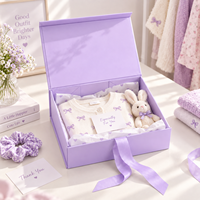 Boîte cadeau magnétique pliable haut de gamme avec logo personnalisé, emballage en carton de luxe pour vêtements de mode avec fermeture à ruban