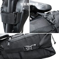 Sac de vélo arrière réfléchissant imperméable en tissu rip-stop noir YOTO, best-seller, 10L