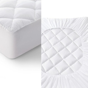 Durable and Breathable Quilted Mattress Cover 100% Cotton and Waterproof Mattress <b>Protector</b> - Product Image 2