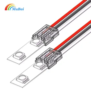IP20 SMD Strips 10mm Width PCB 15CM 20AWG Wires CCT Color SMD 3 pin led connector strip to wire