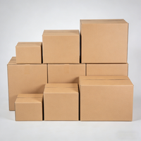 Boîtes d'expédition en carton ondulé personnalisées, robustes et écologiques pour le commerce électronique, le déménagement express, le stockage et l'emballage