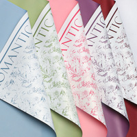 Papier d'emballage floral vintage avec motif d'oiseaux et de fleurs, papier coréen pour bouquets de la Saint-Valentin, emballage cadeau