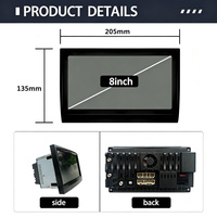 Navegador GPS Android de 8 Pulgadas Integrado para Porsche 911/Boxster 2004-2011, Reproductor para Coche con Montaje en el Tablero, Cámara de Reversa