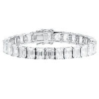 Bracelet Tennis Moissanite VVS 3mm Scintillant en Argent Sterling 925 pour Dropshipping – Produit de Haute Qualité