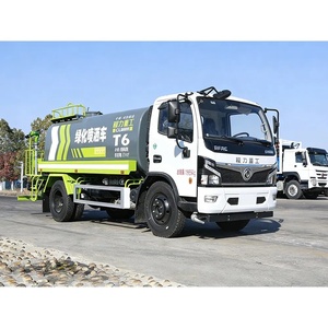 รถบรรทุกน้ำ Dongfeng 4X2 ขนาด 9000 ลิตร สำหรับการขนส่งน้ำเพื่อสาธารณประโยชน์และบริการด้านสิ่งแวดล้อม - Product Image 2