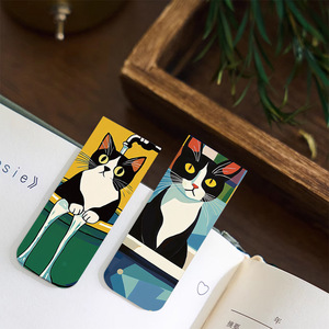 Nuovo Segnalibro Magnetico a Forma <span class=keywords><strong>di</strong></span> Gatto, Semplice e Divertente - Regalo Durevole per Insegnanti per Segnare i Libri - Product Image 2
