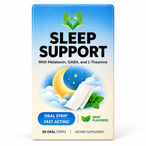 Tiras Orales para Dormir con L-Teanina, Marca Privada Disponible, para Relajación Nocturna y Sueño Reparador, Película Oral Delgada - Product Image 1