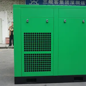 Offre Spéciale compresseur d'air industriel onduleur démarrage refroidissement par air silencieux 7.5kw 11kw 15kw 10HP 15HP 20HP compresseur d'air à vis