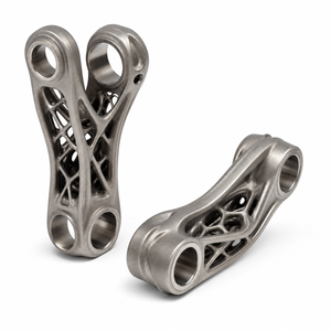 Servicio de Impresión 3D Personalizado Ofrece Fabricación Aditiva para Enlaces Pivotantes Robóticos Reforzados con Rejilla de Ti6Al4V para OEM - Product Image 1