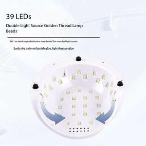 Lampe à LED UV 48W pour ongles, séchage rapide du vernis gel, sécheuse en plastique pour manucure, fournitures pour salon de manucure - Product Image 2